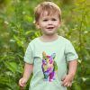 camiseta-infantil-gato-de-colores-redoltess