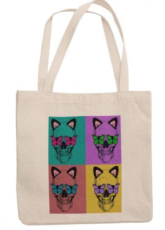 Calaveras pop art – tote bag