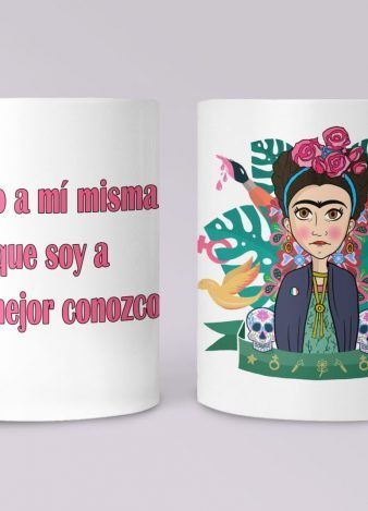 FRIDA KAHLO – Taza con frase de Frida
