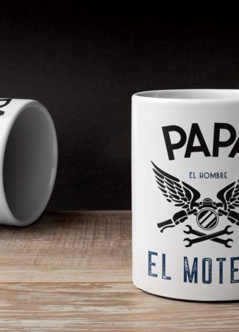 Taza Papá Motero