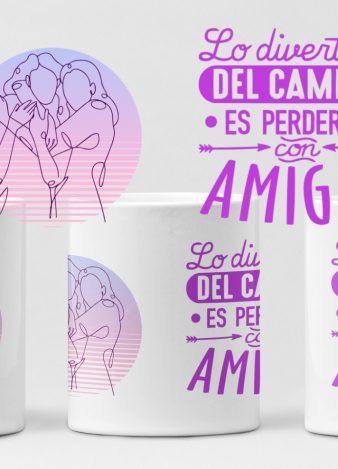 Taza Frase inspiradora Amigas
