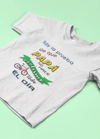 Camiseta papá ciclista
