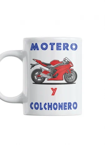 Motero y colchonero – Taza