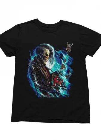 Camiseta Calavera Rockera