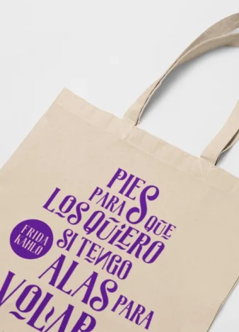 Bolso frase Frida Kahlo