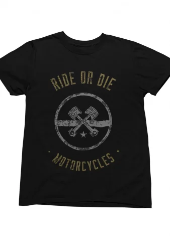 Ride or die – camiseta motera