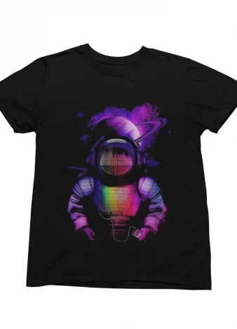 Camiseta Astronauta arcoíris