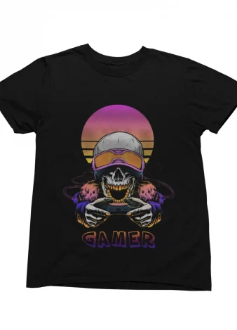 Camiseta Calavera Gamer