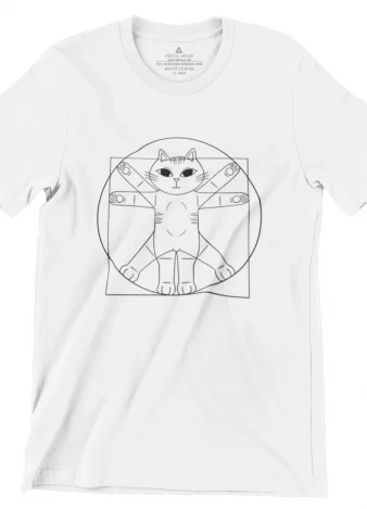 Camiseta Gato de Vitruvio