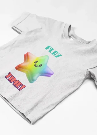 Camiseta Estrella Arcoíris Play Time