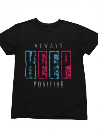 Camiseta con frase Positiva