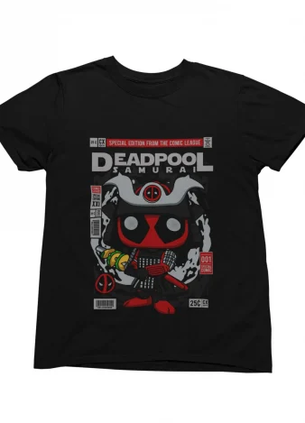 Camiseta Deadpool Samurái