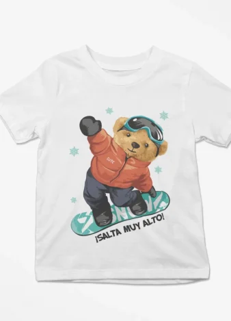 Camiseta Oso Snowboarder