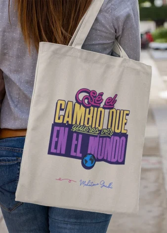 Bolso: Sé el cambio que quieres ver en el mundo