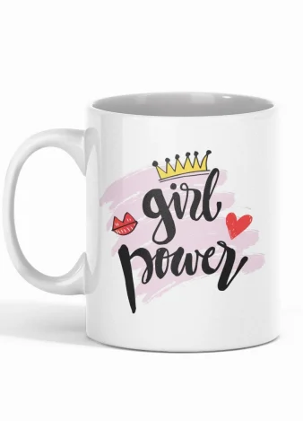 Taza de cerámica Girl power
