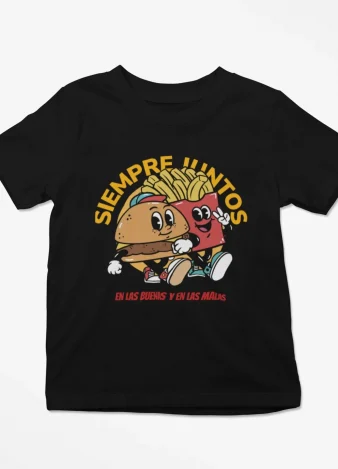Camiseta Hamburguesa con patatas