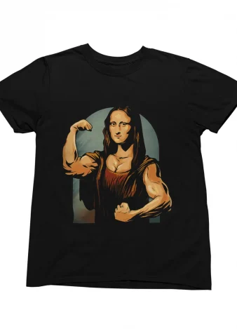 Camiseta parodia Mona Lisa