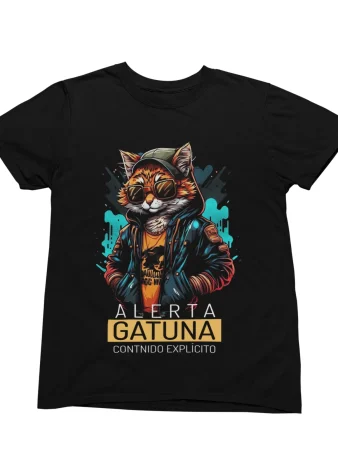 Camiseta Alerta gatuna