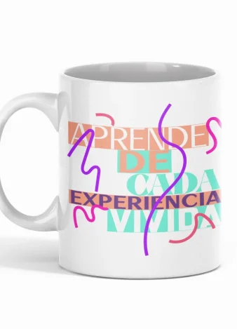 Taza Aprende de cada experiencia vivida
