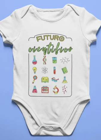 Body bebé Futuro/a Científico/a