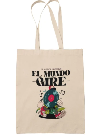Bolso La música hace que el mundo gire