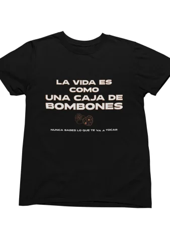 Camiseta Forrest, La vida es como una caja
