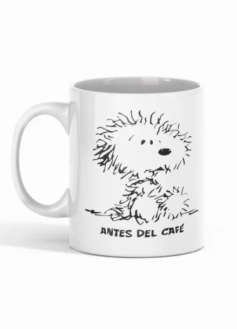 Taza Antes del café después del café