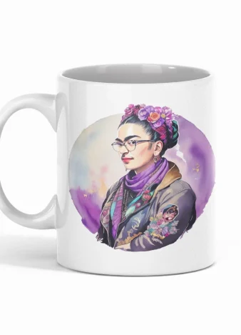 Frida Kahlo Taza de cerámica