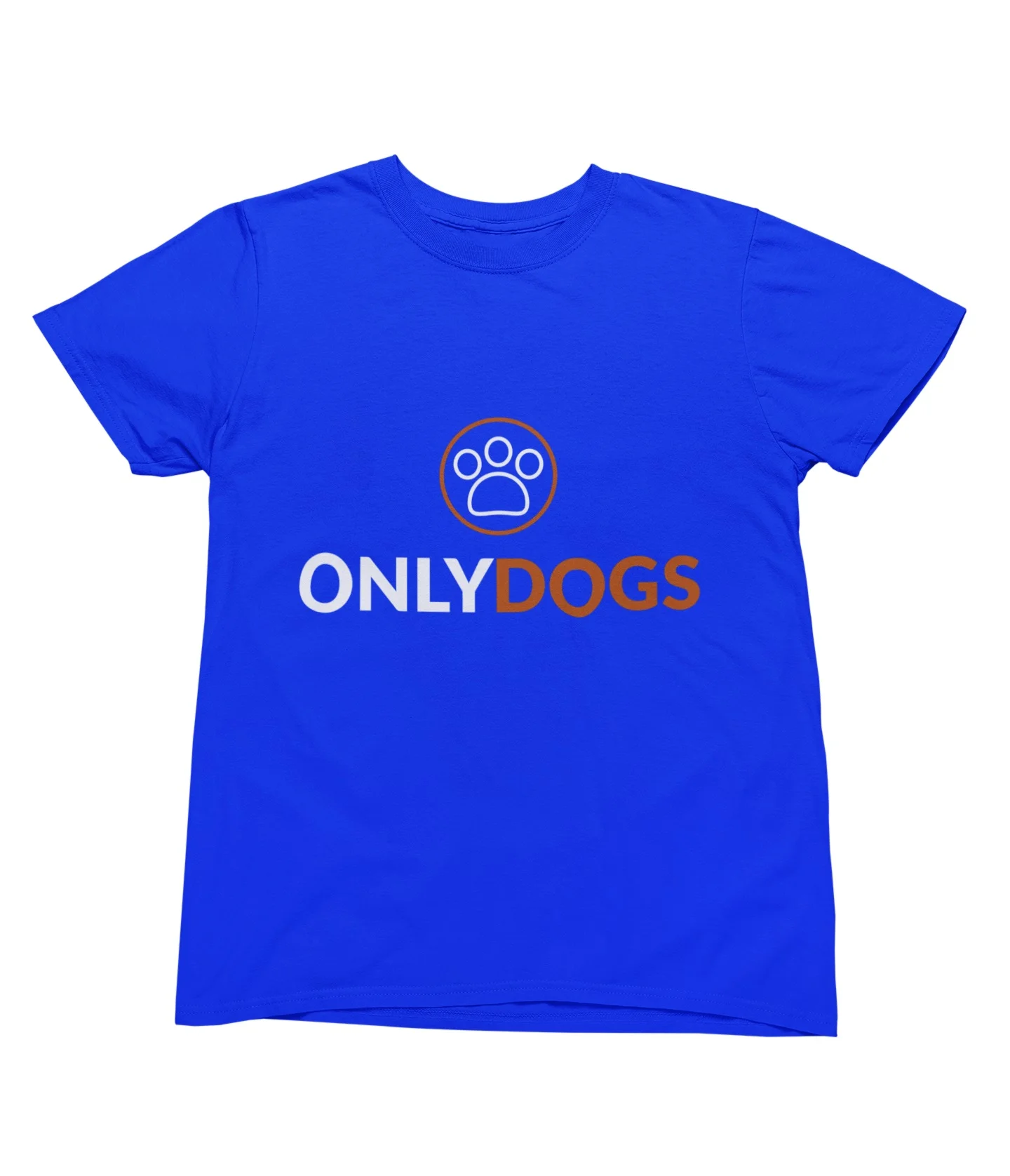 camiseta-only-dogs-azul