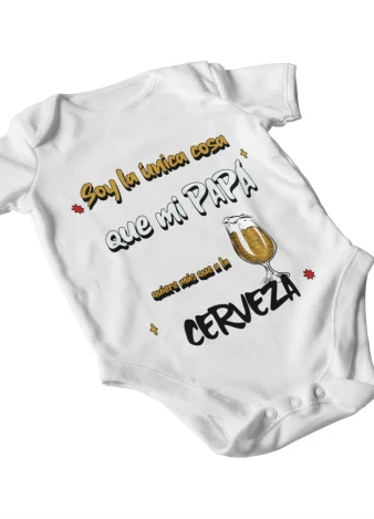 Body bebé Papá y Cerveza