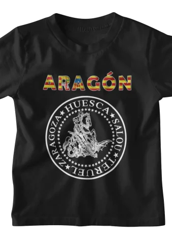 Camiseta Aragón Zaragoza Huesca Teruel Salou