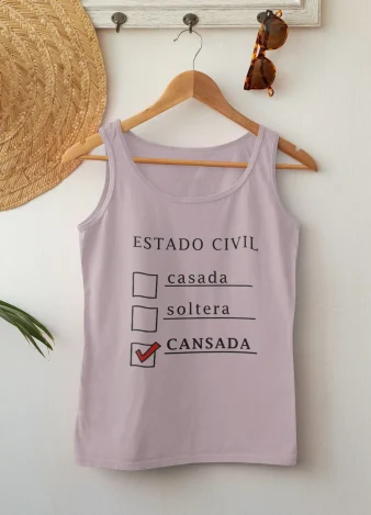 Camiseta Estado civil Cansada