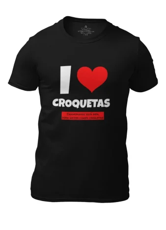 Camiseta I love croquetas