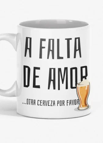 A falta de amor otra cerveza por favor