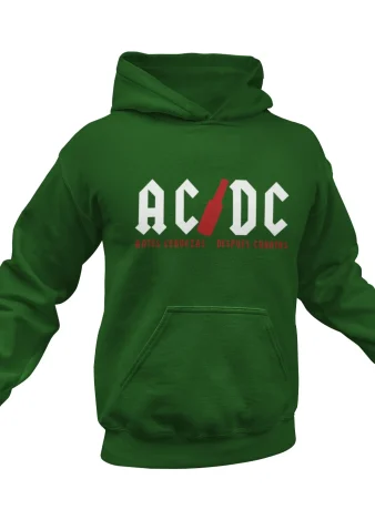 Sudadera ACDC Antes Cervezas después Cubatas – Verde