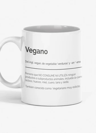 Taza Definición de Vegano