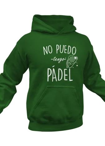 Sudadera no puedo tengo Pádel – Verde
