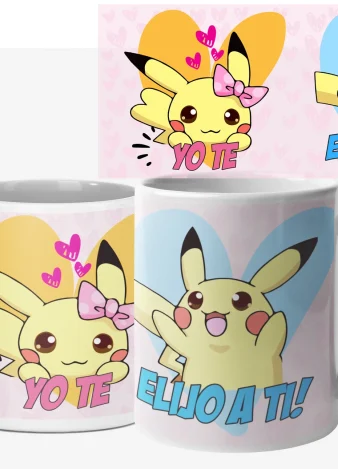 Tazas graciosas de Amor