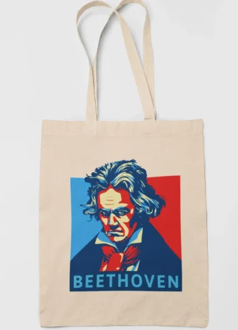 Bolso orgánico diseño Beethoven