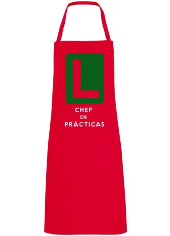Delantal Chef en prácticas