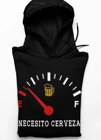 Sudadera Necesito Cerveza