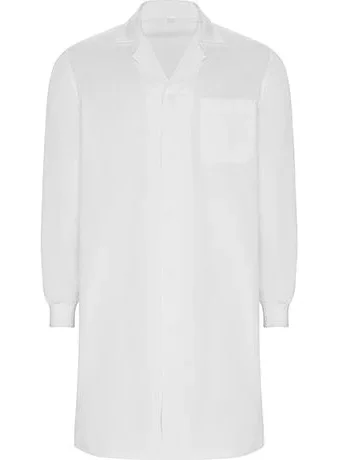 Bata de manga larga unisex