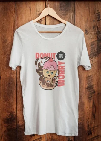 Camiseta Donut Worry Just Flow
