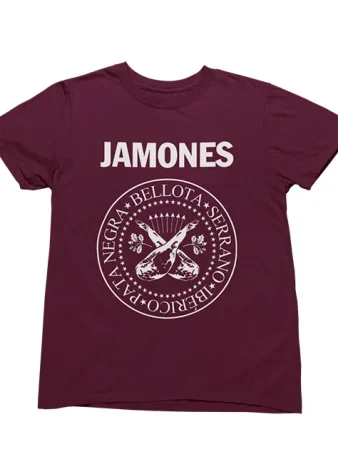 Camiseta Jamones Varios colores – Granate
