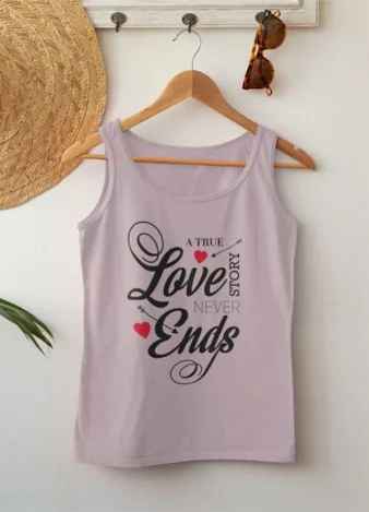 Camiseta True love story never ends