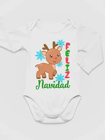 Body bebé Feliz Navidad