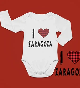 Body bebé I love Zaragoza