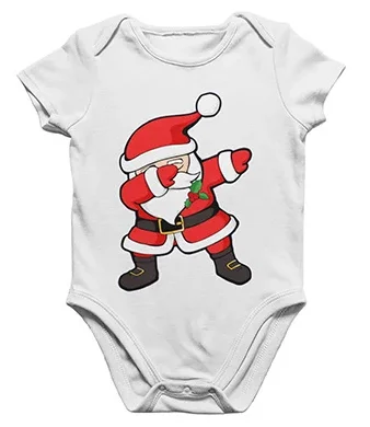 Body bebé Papá Noel pose