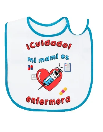 Babero Cuidado mami enfermera