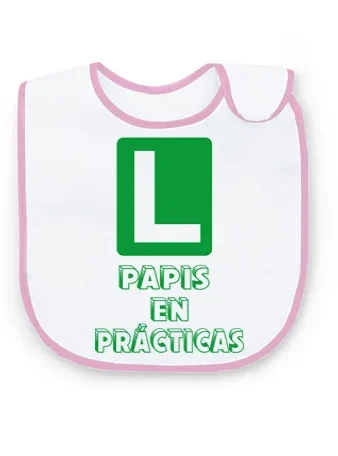 Babero Papis en prácticas